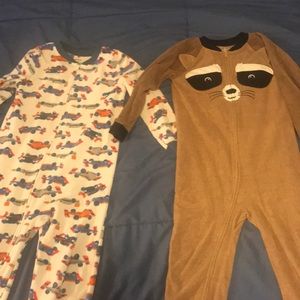 2 Carter’s Footie Pajamas